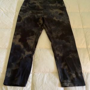 Align Lululemon space dyed crop leggings